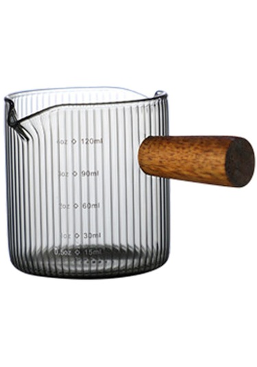 Homyl Çayevi Cafe Için Cam Ölçüm Kabı Isıya Dayanıklı Stil E 120ml