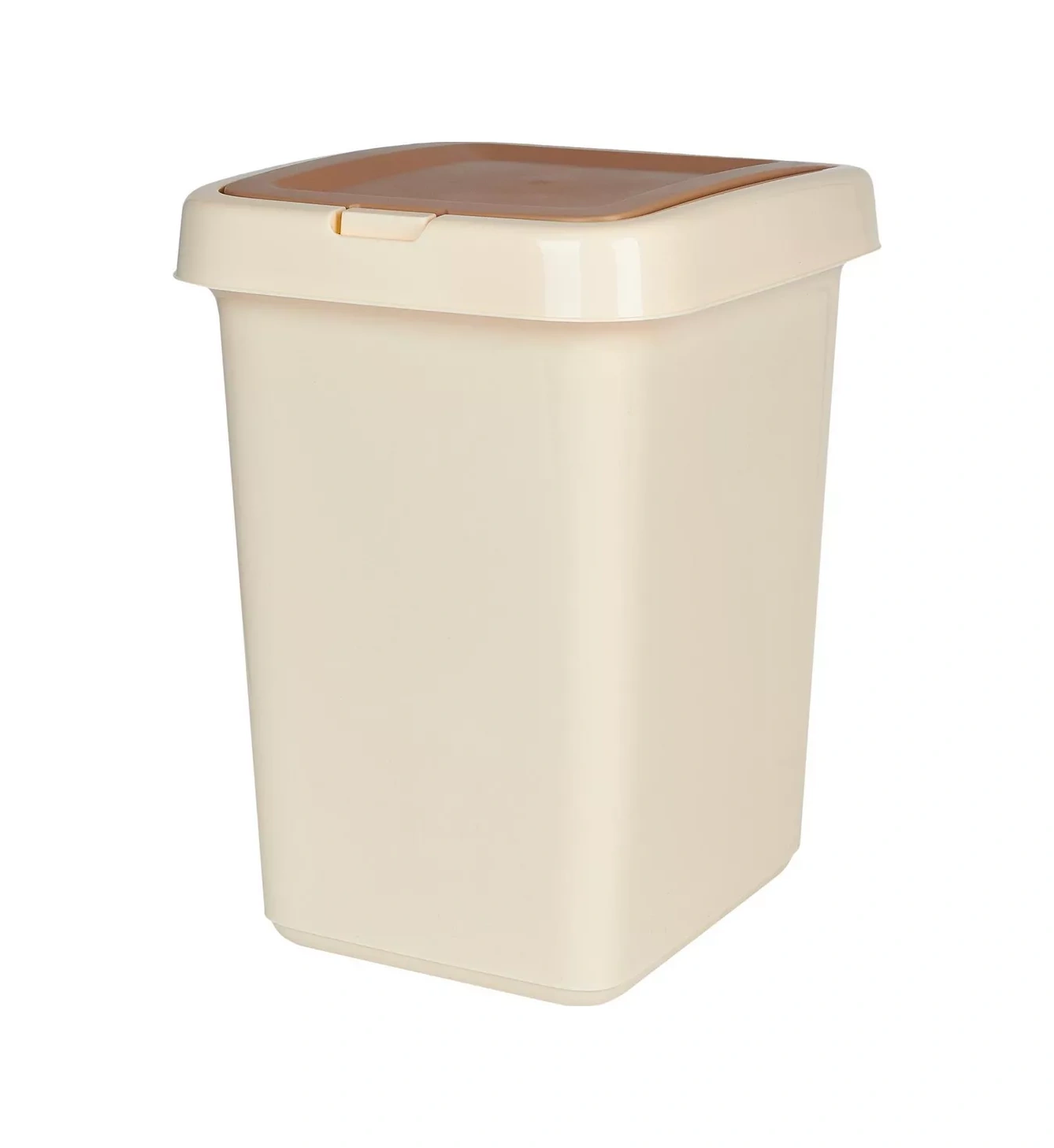 Spin&clean Step Push To Open Kapaklı 25 Litre Çöp Konteyneri 255643927 Kahve