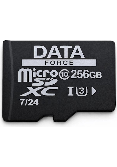 Dataforce 256gb U3 Hafıza Kartı 7/24