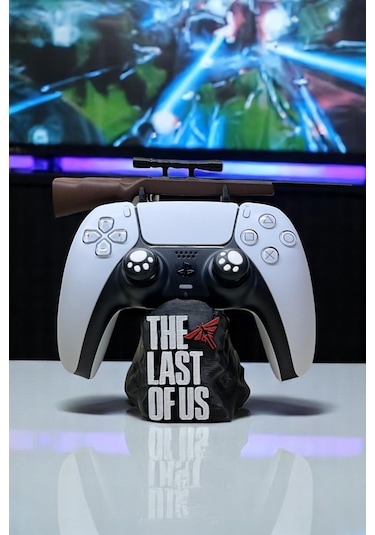 The Last Of Us Tüfek Detaylı Ps5 /ps4 / Xbox Uyumludur. Joystick Standı Kontrol Standı Siyah