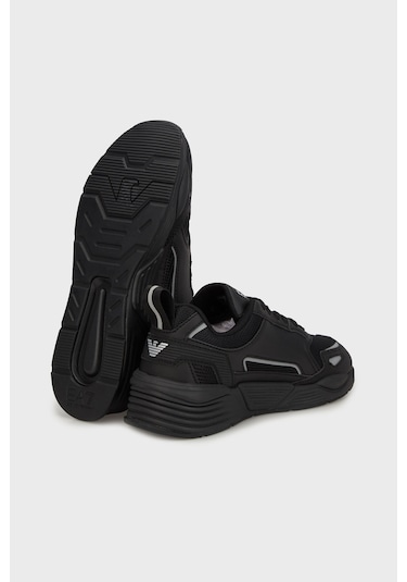 Ea7 Unisex Ayakkabı 7x000308 Af18447 Mc026 Siyah-gümüş Siyah-gümüş