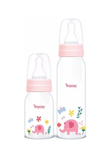 1001cesit Avm Mycey 2'li Cam Biberon 125 Ml 250 Ml