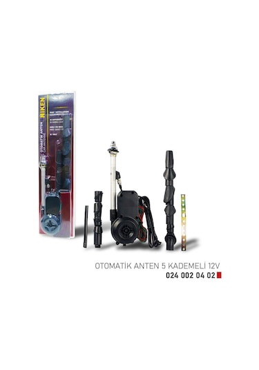 Otomatik Anten 5 Kademeli 12v Niken