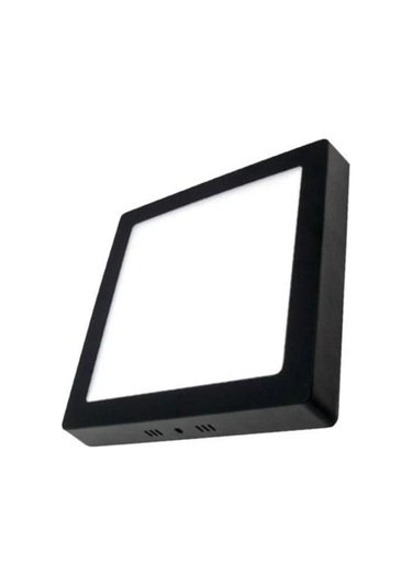 Ct-5236 18w Panel Led Armatür Siyah Kare Sıva Üstü Metal Kasa Beyaz Işık 6400k F A'dan G'ye Tr Diğer