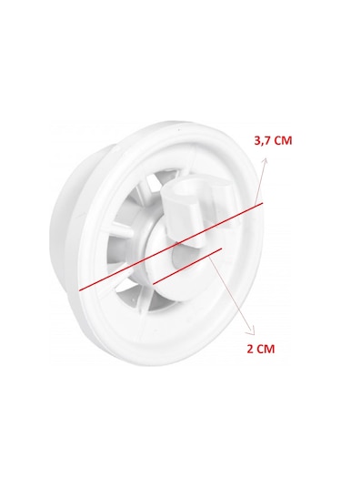 Bosch Sgs55e32eu Uyumlu Beyaz Bulaşık Makinesi Sepet Tekerleği 4 Adet