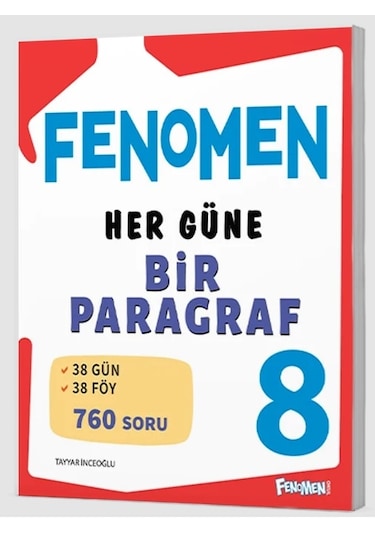 Fenomen Okul 2025 8. Sınıf Lgs Her Güne Bir Paragraf