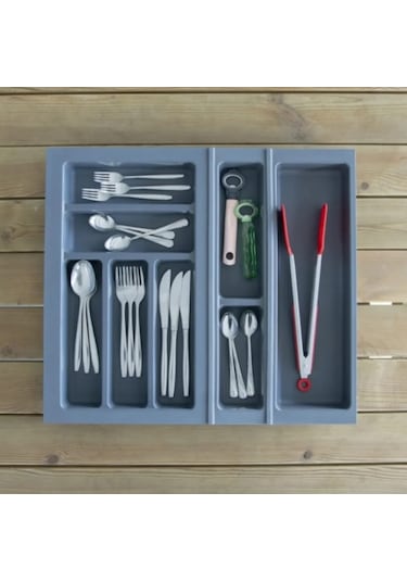 Mutfak Çekmece Içi Kaşıklık Düzenleyici 54 cm X 48 Cm (yanlar Ve Boydan 4,5 cm Kesilebilir)