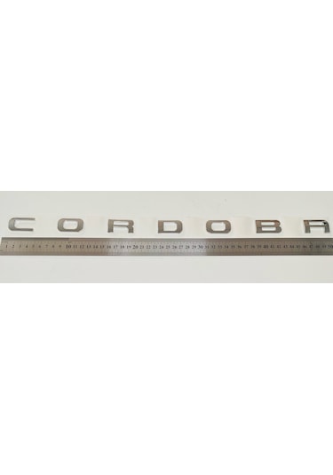 Cordoba 2006 - 2009 Arka Bagaj Yazısı Krom