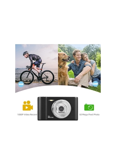 Trendooze Springsun 1080p Dijital Kamera 50mp Fotoğraf Çift Lens 2.4 İnç Ekran 8x Dijital Zoom 32gb Tf Kart Gx