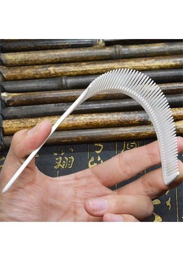 Adet Beyaz Profesyonel Saç Fırçası Tarak Salon Berber Anti-statik Saç Tarak Saç Fırçası Kuaförlük Tarak Saç Bakımı Şekillendirici Araçları