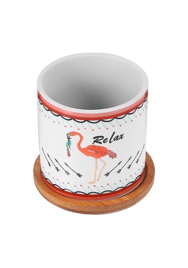 1 Adet Silindirik Saksı