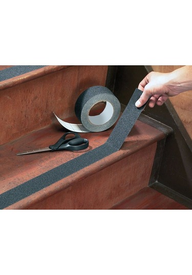 Merdiven Kaydırmaz Bant 25mm X 25mt Siyah Mk0834 Baytec