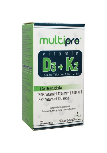 Multipro D3+K2 Damla 20 ML