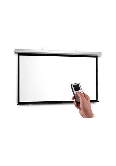 Oem 200X200 Motorlu Kumandalı Projeksiyon Perdesi
