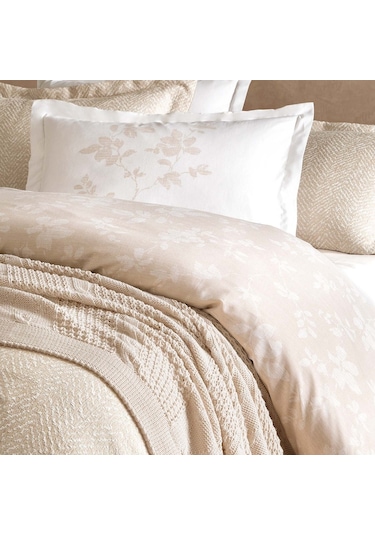 Yataş Bedding Etta Çift Kişilik Fall Winter Çeyiz Seti 8 Prç Bej (516046824) Bej