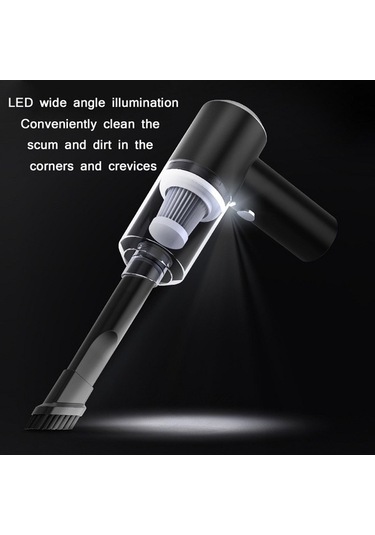 Dancemonkey Arac Kuru Ve Islak Kablosuz El Süpürgesi Siyah