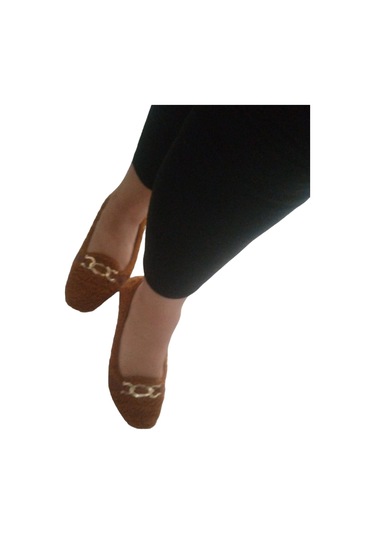 Kadın Ev Ayakkabısı Taba Kahve Kahverengi