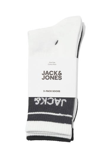 Jacjerry Tennıs Socks 3 Pack Sn Siyah