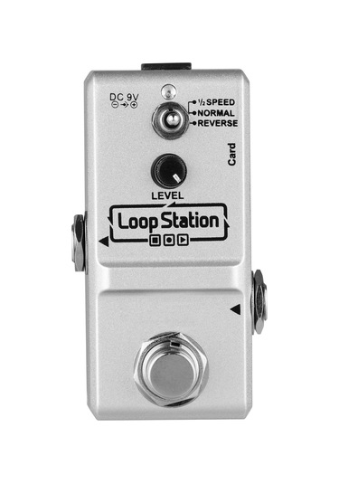 Ammoon Loop Station Mini Gitar Looper Efekt Pedalı Gümüş