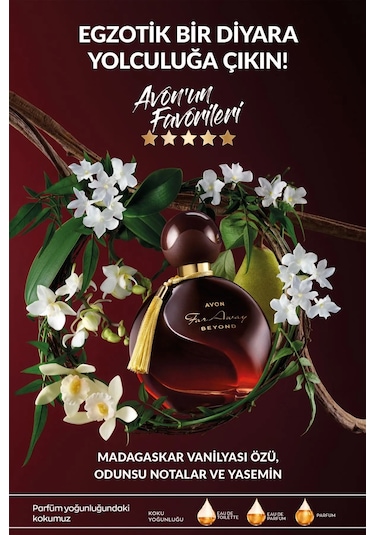 Avon Far Away Beyond Kadın Parfüm Edp 50 Ml. Eski Şişe Fresh