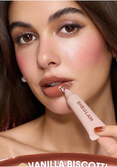 Sheglam Crystal Glaze Dudak Parlatıcısı,dolgun Ve Parlak Etki Dudak Parlatıcıları Vanilla Biscotti