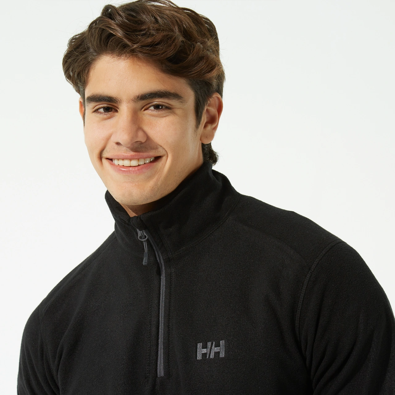 Helly Hansen Daybreaker Zip Fleece Erkek Siyah Polar - 12001 Siyah