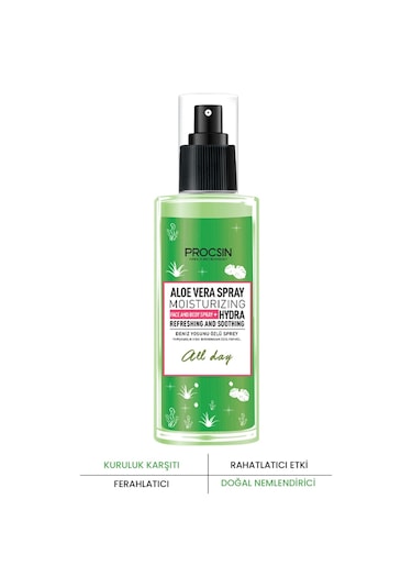 Procsın Aloevera Ferahlatıcı Nemlendirici Hydra Mist Spray 100 ML