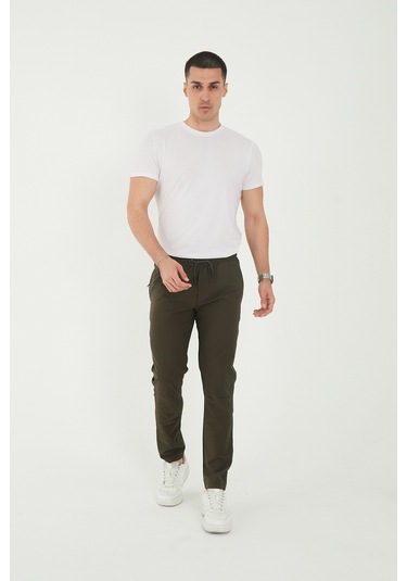 Camp Scoutland Camp546 Outdoor Tactical Su İticili Çok Cepli Likralı Erkek Yürüyüş Pantolonu Haki