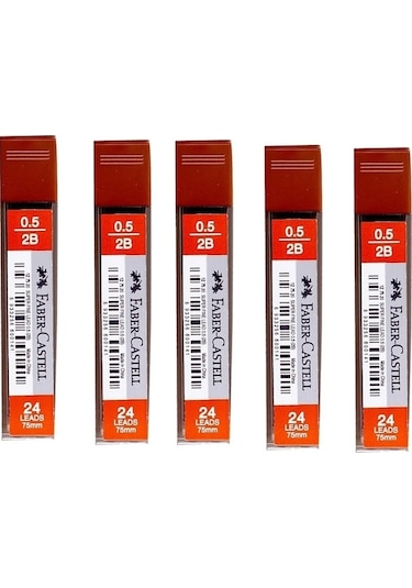 Faber 5 Adet Min Süper Fine Lead 2b 75 Mm 0.5 Mm