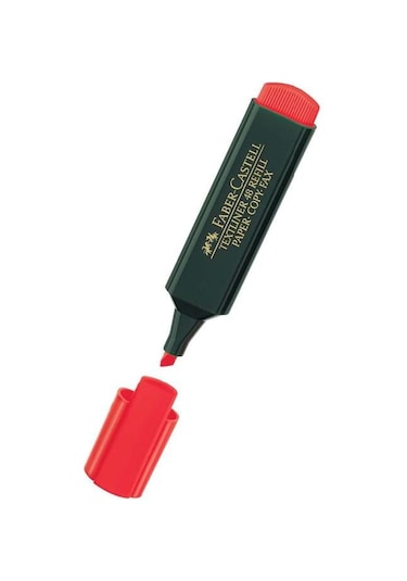 Faber-Castell Fosforlu Kalem Kırmızı 1548 21