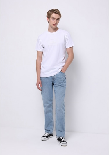 Colins Regular Fit Orta Bel Düz Paça Erkek İndigo Jean Pantolon Cl1074758 Q1.v1 Dn44259 Denim