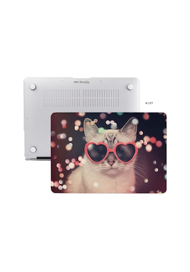 Macbook Air Kılıf 13 İnç Cat01nl Eski Usb'li Model 2010-2017 A1369 A1466 İle Uyumlu Beyaz