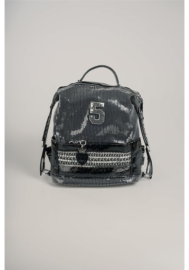 Ççs Kadın 17704 Omuz Ve Sırt Çantası Siyah