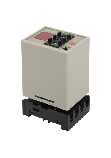 Gajeena Ah3-dm Dijital Göstergeli Zaman Rölesi, A/b Çift Modlu, Ac220v, Yüksek Hassasiyetli, Tabanlı, 0.01s-990h Aralığı