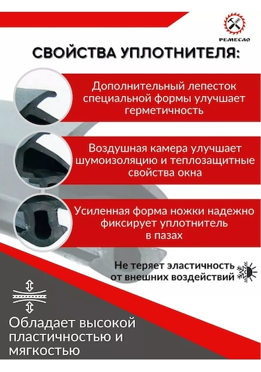 Remeslo Pvc Pencere Ve Kapılar İçin Kbe 228 Conta 50569313 Diğer