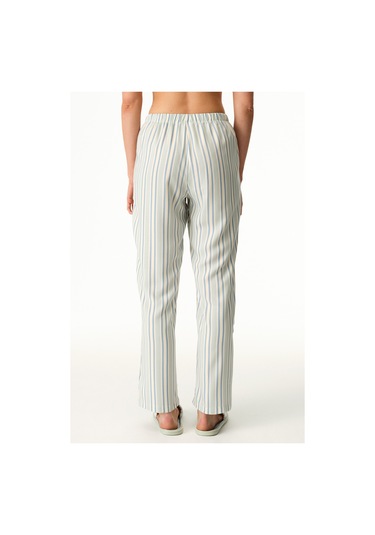 Penti Açık Yeşil Serenity Çizgili Pant Pijama Altı Ge22