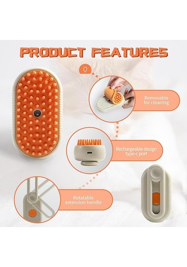 River World Köpekler İçin Pet Tarağı Buharlı