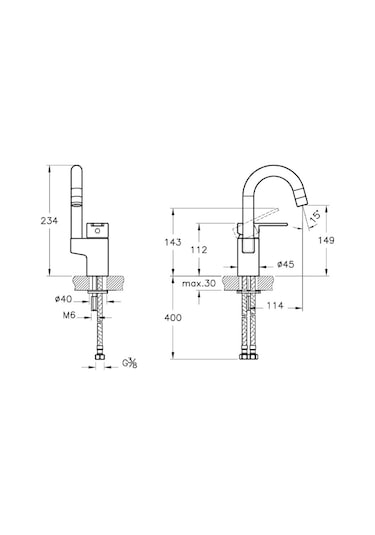 Artema Fold S A42534 Döner Kuğu Borulu Lavabo Bataryası