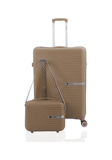 Mçs Polipropilen 2li Valiz Seti Büyük & Makyaj V374 S24sy1000076-set 00026 Şampanya