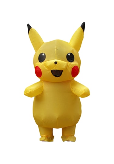 Noel Anaokulu Çocuk Tatil Yaratıcı Performans Şişme Kostüm Çocuk Pikachu Yüksekliği 0.9-1.4 M Standart