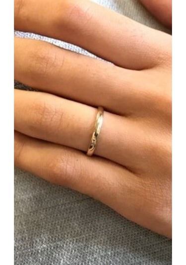 Hakan Güler Kuyumculuk Altın Düz Bombeli Alyans