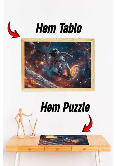 Ahşap Çerçeveli Puzzle - Tablo Hthp - 005 23 X 32 120 Parça