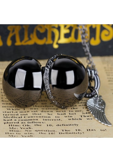 Valkyrie Harry Potter Quidditch Snitch Topu Model Kolye Köstekli Saat