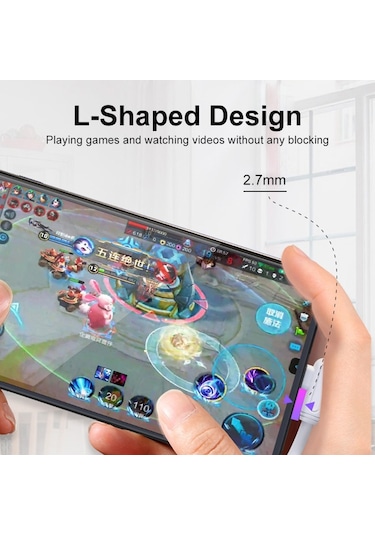 Enkay Hat-prince Enk-cb109 5a Usb To Usb-c / Type-c 90 Derece Dirsek Silikon Veri Senkronizasyon Hızlı Şarj Kablosu, Kablolu Uzunluk: 1m Beyaz