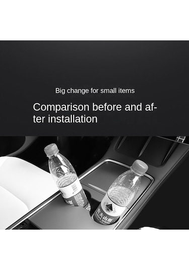 Tesla Model 3 / Y Silikon Bardak İçecek Tutucu Siyah