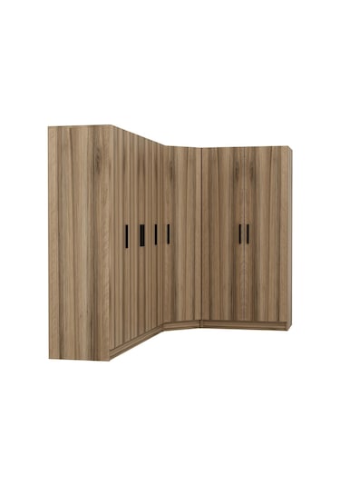 Minar Kale 7 Kapaklı 2 Ç Köşe Dolap Dore 190cm