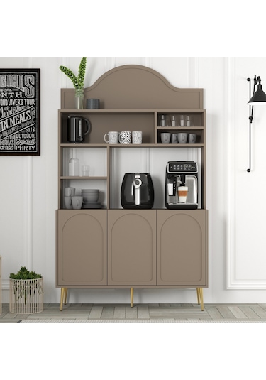 Lyon Kahve Köşesi 120cm - Atlas / Altın