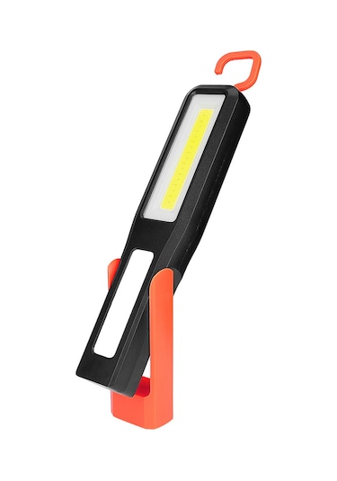 Led Işık Cob Manyetik Aydınlatma Şarj Edilebilir Kırmızı - Siyah