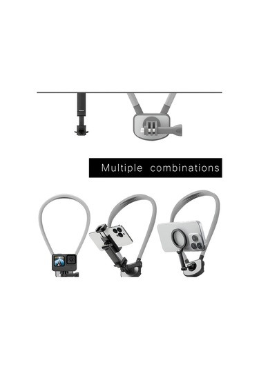 Xuweiwei Gri İlk Kisi Perspektif Cep Telefonu Gogus Askisi Tutucu Acik Hava Balikciligi Canli Yayin Surus Cekim Arac Spor Kamera Braketi Gri