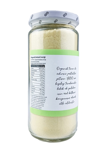 OG Natural Organik Bebek İrmiği 330 G